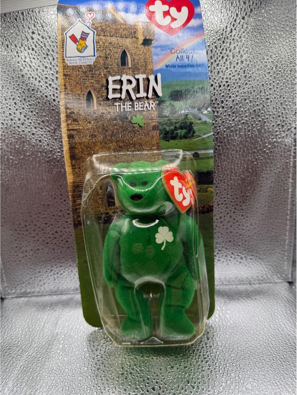 Ty Erin The Bear Beanie Baby McDonald's 1998 Collectible Plush Toy